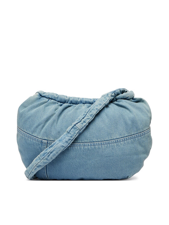 Tommy Hilfiger Ročna torba Tommy Hilfiger Tjw Icon Charms Denim Hobo AW0AW19259 Modra