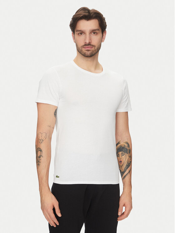 Lacoste Lacoste Комплект футболок TH9007 Білий Slim Fit