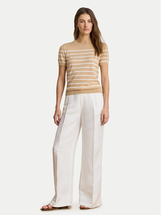 LAUREN RALPH LAUREN LAUREN RALPH LAUREN Camiseta Eyelah 200P13973002 Beis Regular Fit