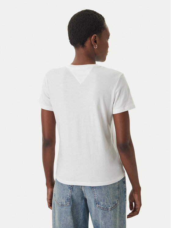 Tommy Jeans Tommy Jeans Camiseta DW0DW22277 Blanco Regular Fit