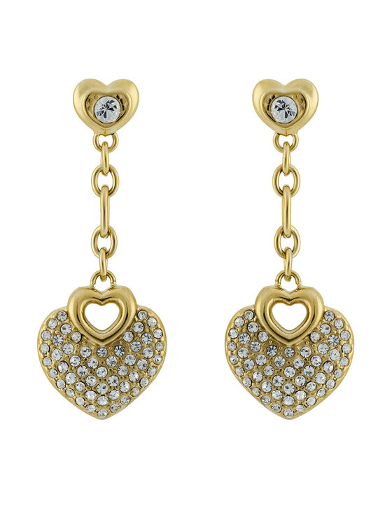 Guess Naušnice Guess JUBE05 210JW Zlatá