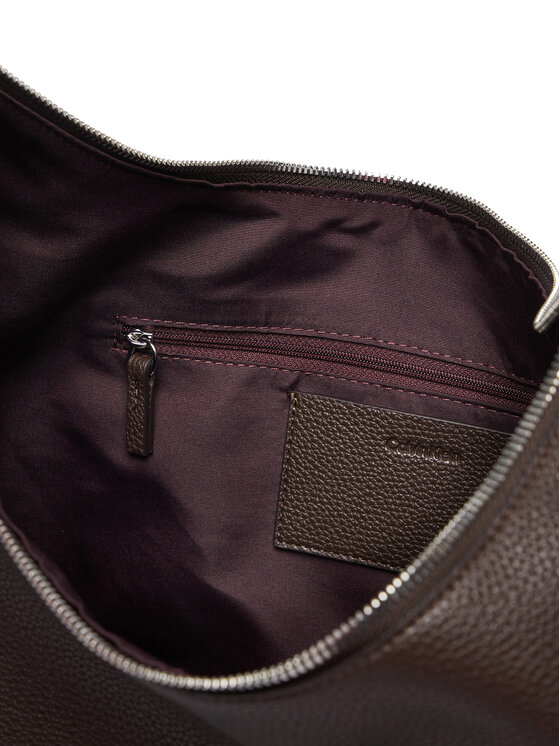 Calvin Klein Borsetta Calvin Klein Webbing Strap Md Shoulder Bag LV04F3891G Marrone scuro