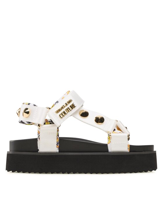 Sandale Versace Jeans Couture 74VA3SM2 ZS187 Alb | Epantofi.ro