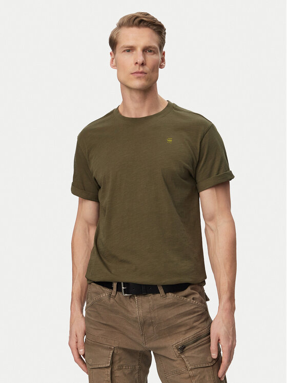 G-STAR G-Star Raw Футболка Lash Back D26043-C372 Зелений Relaxed Fit