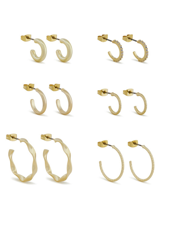 Pieces Auskaru komplekts Pieces 17120519 Zelta