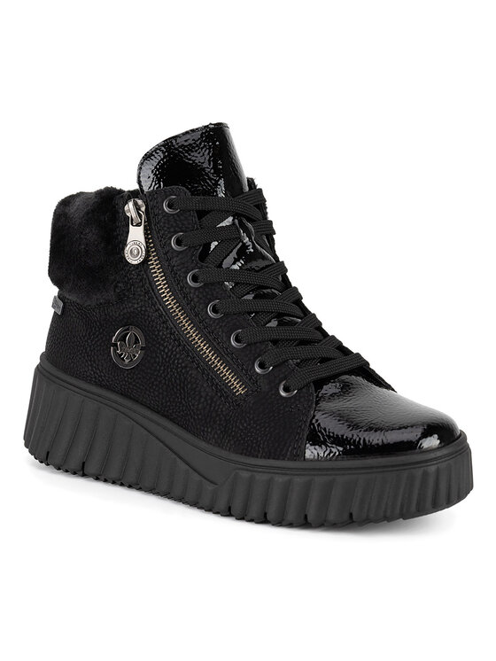 Rieker Botines planos Rieker N2505-00 Negro