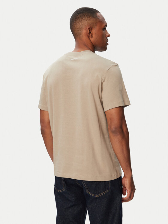 Calvin Klein Jeans Calvin Klein Jeans Camiseta LV04RG822G Beige oscuro Regular Fit