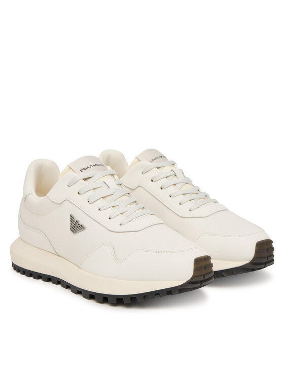 Emporio Armani Сникърси Emporio Armani EM003738 AF19532 M0107 Бял