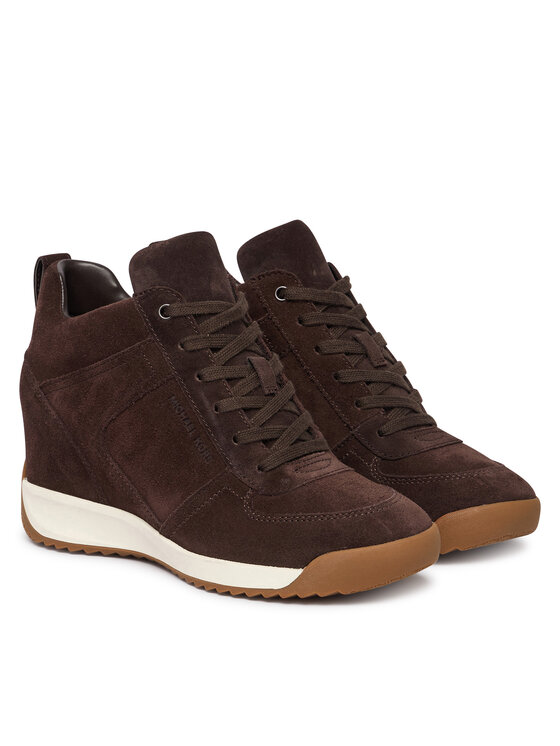 MICHAEL Michael Kors Сникърси MICHAEL Michael Kors 43F6NKFS1S Тъмнокафяв