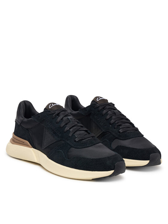 Clarks Sneakersy Clarks CraftWick Lace 26328471 Czarny