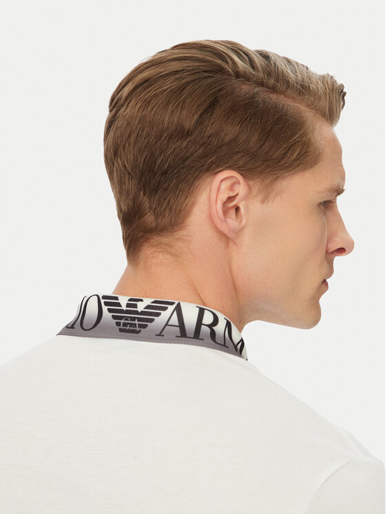 Emporio Armani Emporio Armani Polo EM000571 AF20432 U0002 Blanco Regular Fit
