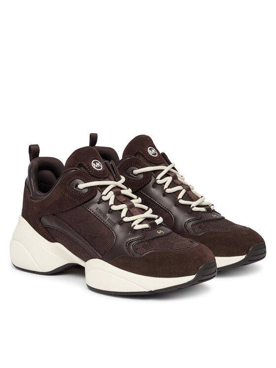 MICHAEL Michael Kors Sneakersy MICHAEL Michael Kors 43F6BWFS2Y Tmavo hnedá