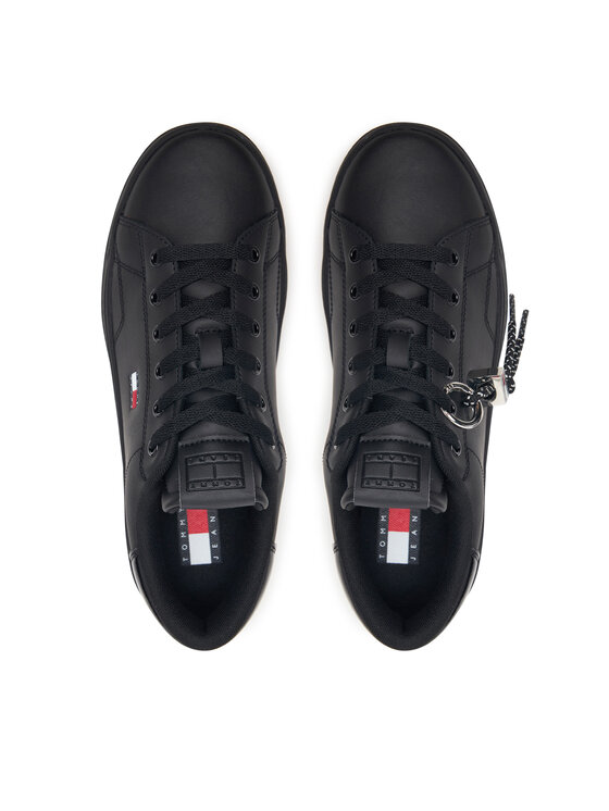 Tommy Jeans Superge Tommy Jeans Tjw Logo Sneaker EN0EN03129 Črna