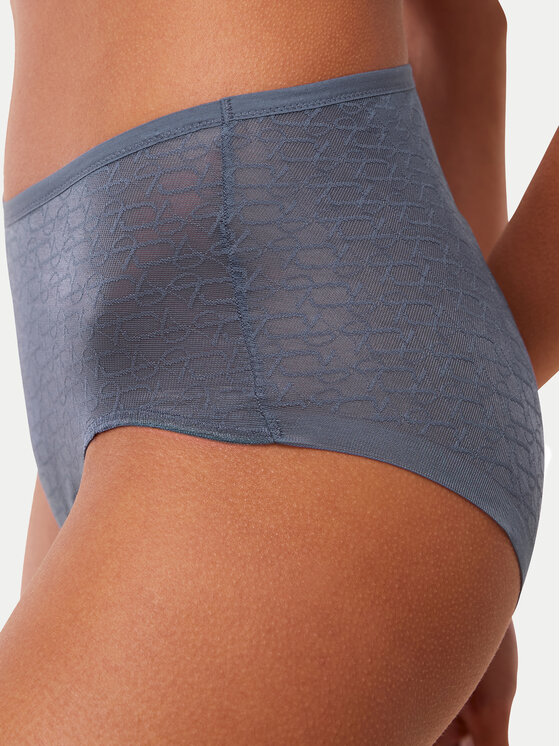 Triumph Triumph Mutande classiche a vita alta Triumph Signature Sheer Maxi EX 10215936 Blu