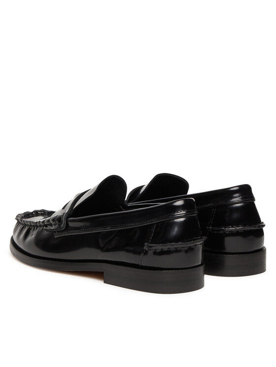 Tommy Hilfiger Μοκασίνια Tommy Hilfiger Hilfiger Penny Abrasivato FW0FW09257 Μαύρο