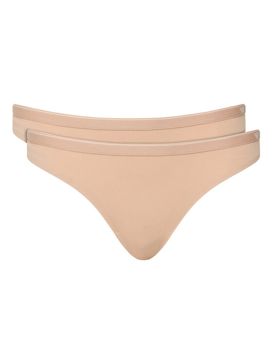 Emporio Armani Underwear Emporio Armani Underwear Conjunto de bragas brasileñas EW005512 AF25589 U4134 Beis