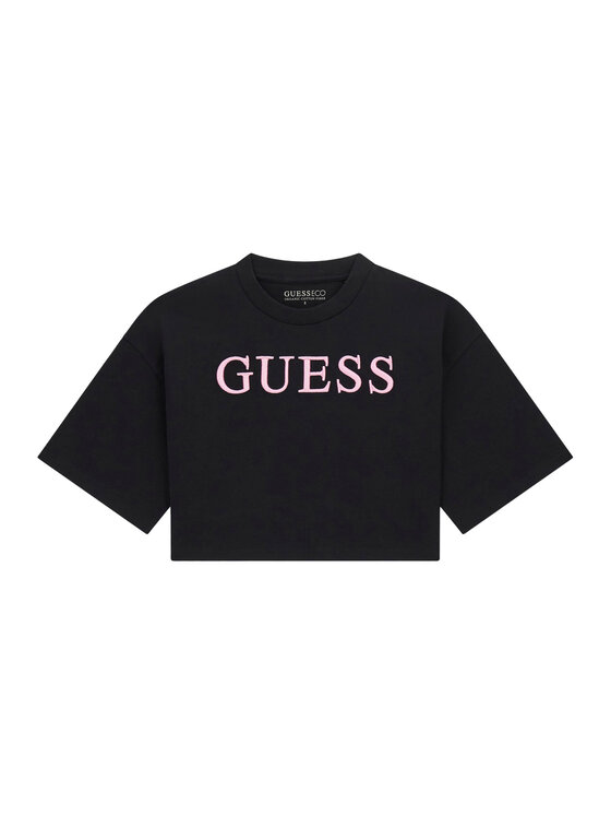 Guess Guess Camiseta J6RI11 KCNQ4 Negro Oversize