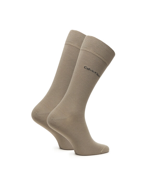 Calvin Klein Ilgos kojinės Calvin Klein 701241259 Smėlio
