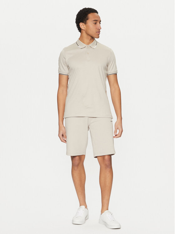 Calvin Klein Calvin Klein Polo K10K114130 Bež Regular Fit