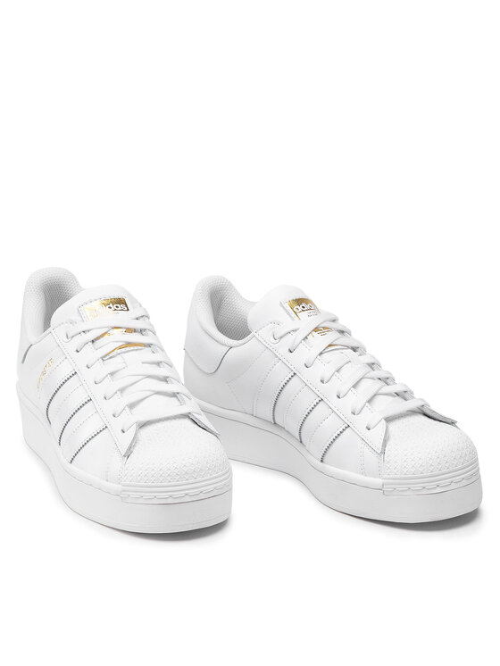 adidas Sneakersy adidas Superstar Bold W FV3334 Biela