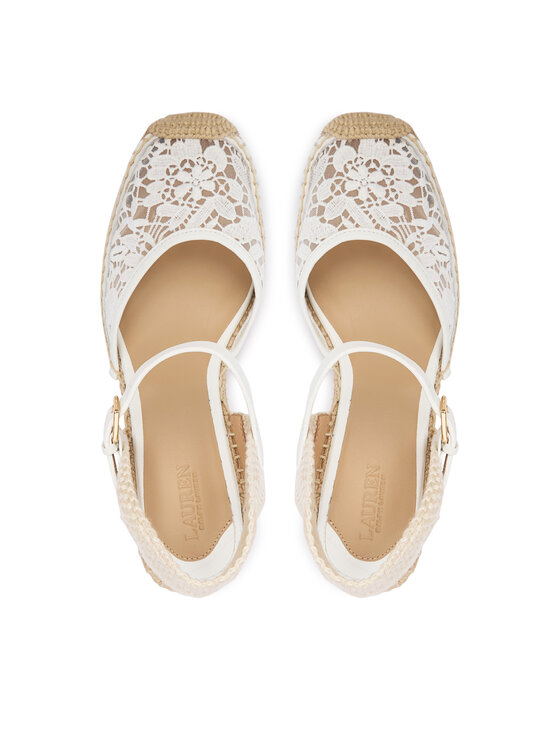 LAUREN RALPH LAUREN Espadryle LAUREN RALPH LAUREN 802P06403001 Biały