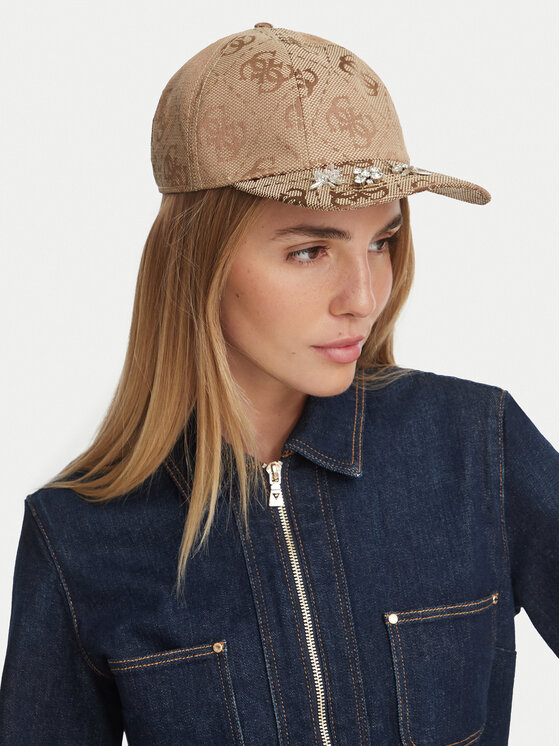 Guess Gorra con visera Guess AW5615 POL01 Beis