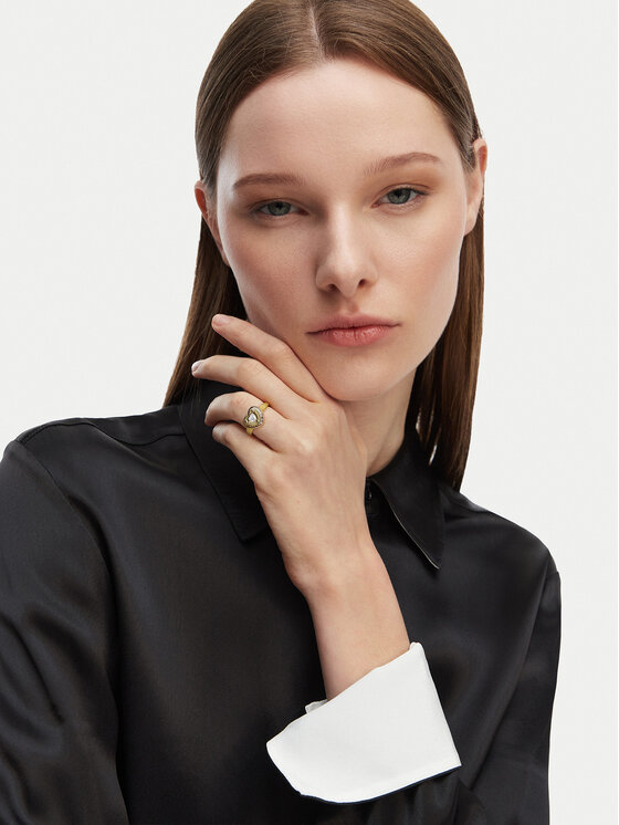 Guess Кільце Guess JUBR05 552JW Золотий