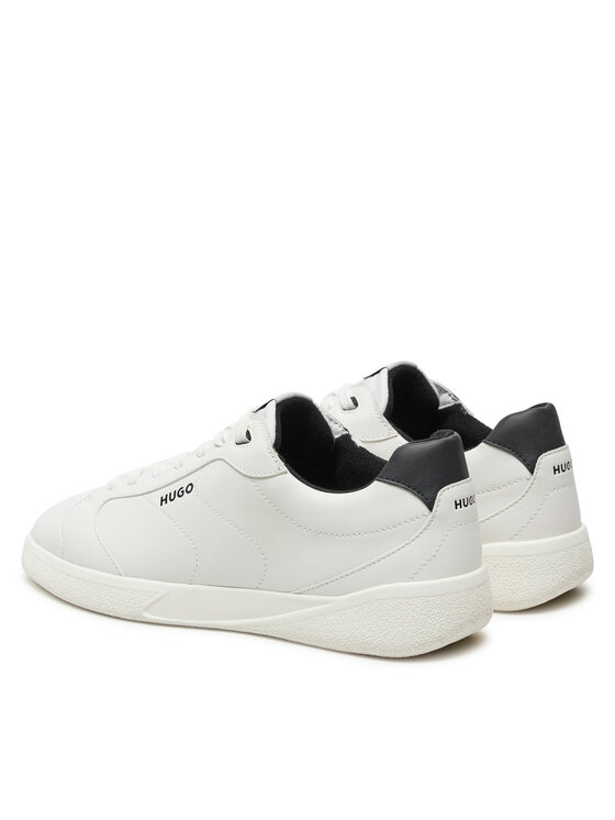 HUGO Sneakersy Hugo Riven Tenn punyl 50523439 Biela