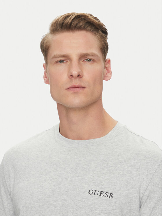 Guess Guess T-shirt U4BM03 KCAM1 Siva Regular Fit