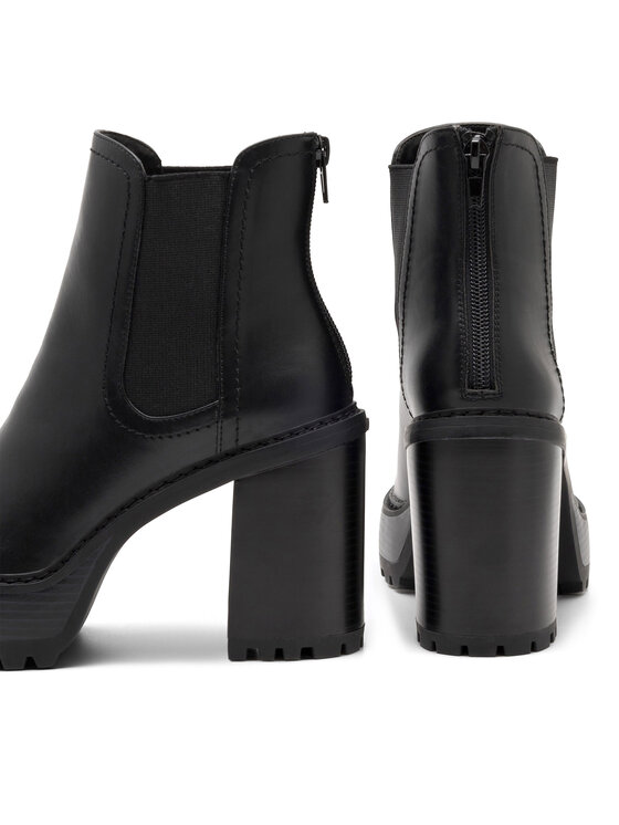 Nine West Polokozačky Nine West SAILA 13151A Černá