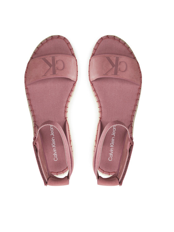 Calvin Klein Jeans Espadrile Calvin Klein Jeans Sporty Wedge Rope Su Con YW0YW00977 Roza