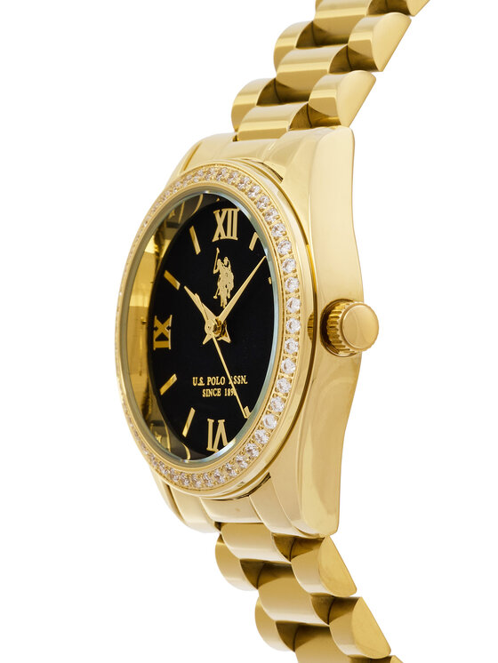 U.S. Polo Assn. Годинник U.S. Polo Assn. Melanie USP8464BK Золотий
