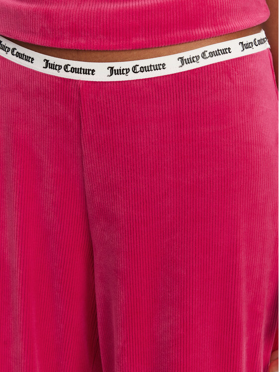 Juicy Couture Juicy Couture Піжамні штани Vicky JCLAS125504 Рожевий Flare Fit