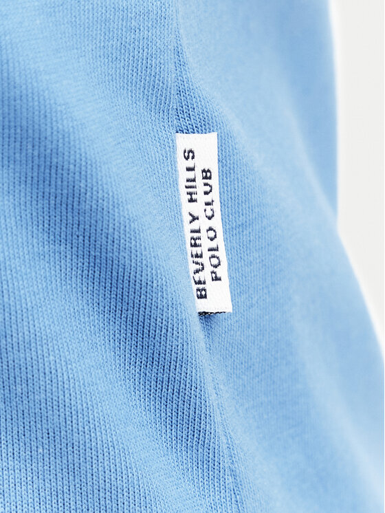 Beverly Hills Polo Club Beverly Hills Polo Club Camiseta P-SS26W-TS085 Azul claro Regular Fit