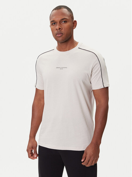 Armani Exchange Armani Exchange Camiseta XM001360 AF10358 U1013 Écru Regular Fit