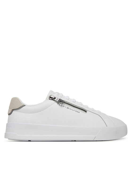 Tommy Hilfiger Zapatillas Tommy Hilfiger Th Court Zip FM0FM05730 Blanco