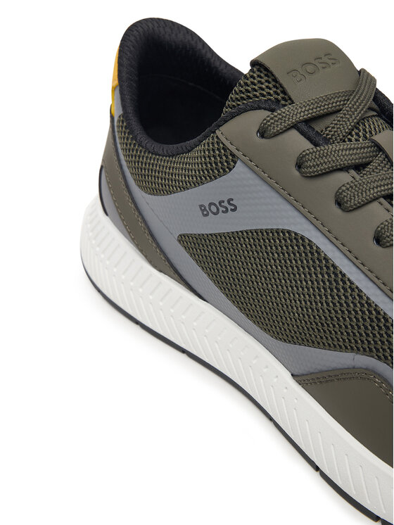 BOSS Снікерcи BOSS Titanium 50568928 Зелений