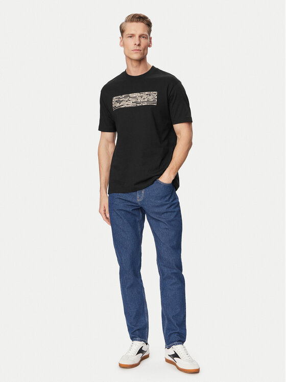 Karl Lagerfeld Jeans Karl Lagerfeld Jeans Camiseta B2M17053 Negro Relaxed Fit
