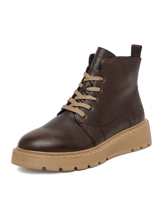 Rieker Botines planos Rieker CEO-70405-25 Marrón oscuro