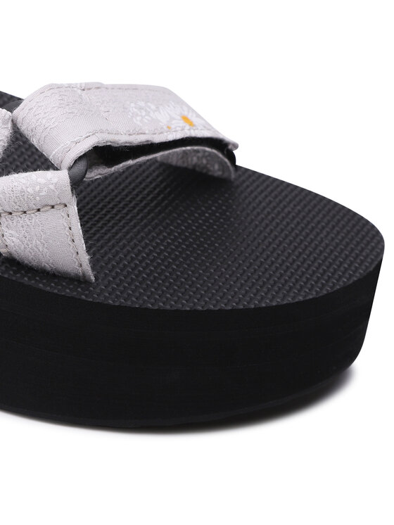 Sandali Teva Flatform Universal Gloriosa Donna - Vegani, Con Cinghie Ricamate, Suola In Gomma, Tacco 1.3 Cm