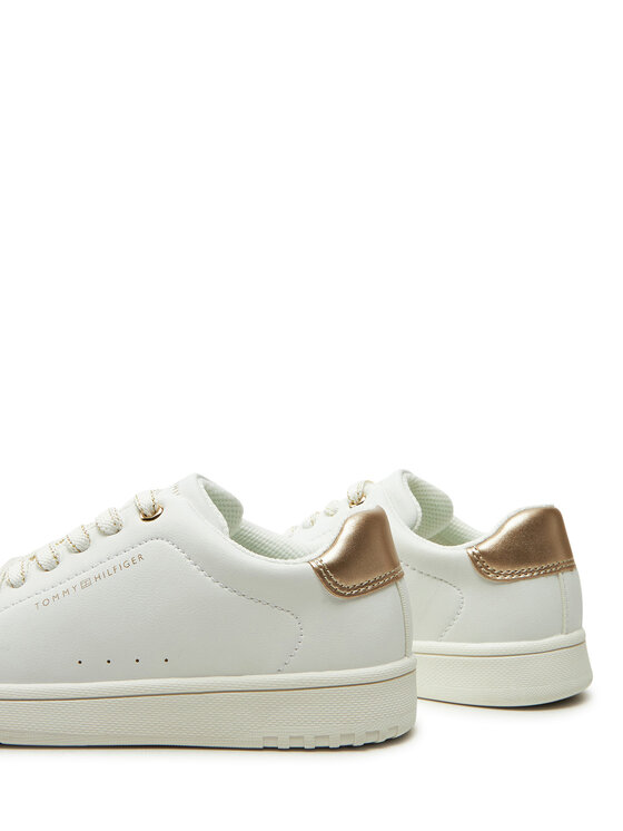 Tommy Hilfiger Laisvalaikio batai Tommy Hilfiger Low Cut Lace-Up Sneaker T3A9-33736-1355 M Balta
