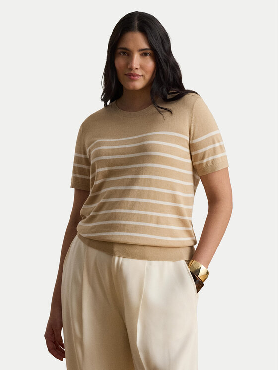 LAUREN RALPH LAUREN LAUREN RALPH LAUREN Camiseta Eyelah 200P13973002 Beis Regular Fit