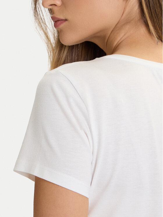 Morgan Morgan Camiseta 252-DMIO Blanco Slim Fit