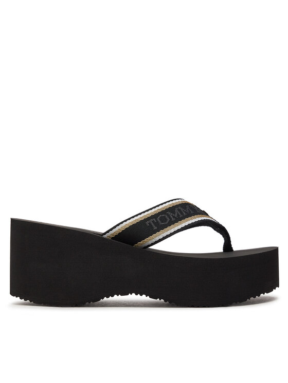 Tommy Hilfiger Žabky Tommy Hilfiger Im Platform Beach Sandal FW0FW08236 Čierna