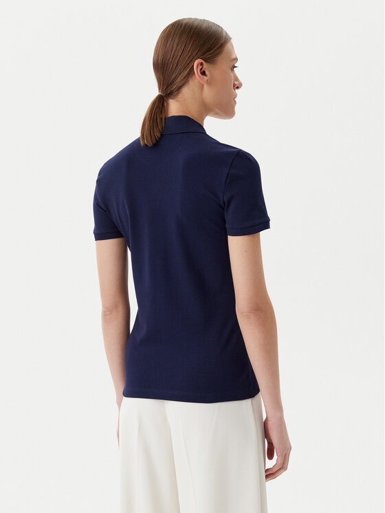 Lacoste Lacoste Поло PF5462 Cиній Slim Fit