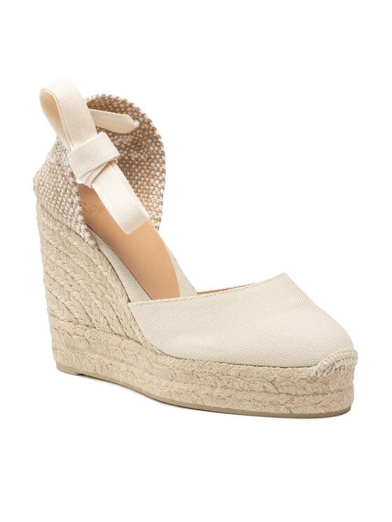 Castañer Espadrilky Castañer Carina/8ED/001 Béžová