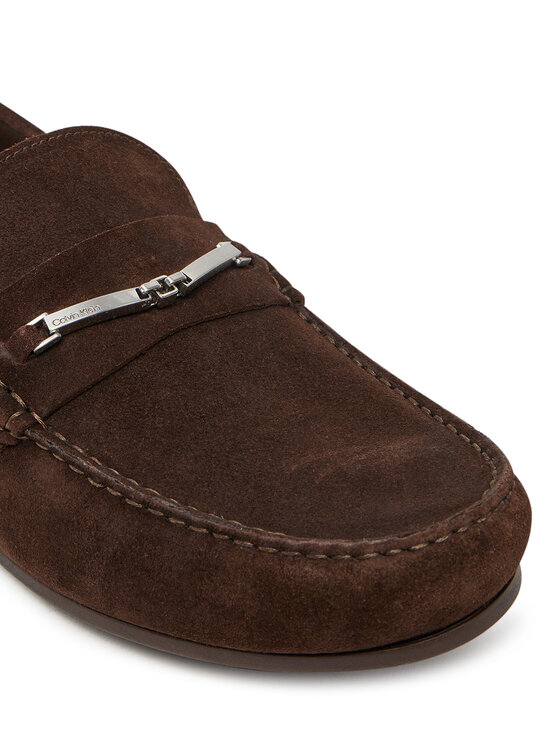 Calvin Klein Mokasíny Calvin Klein Driver W/ Ny Bit Sue HM0HM01759 Hnedá