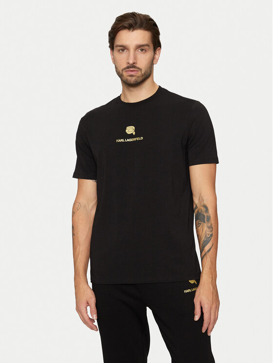 KARL LAGERFELD KARL LAGERFELD T-shirt 755461 551235 Nero Regular Fit