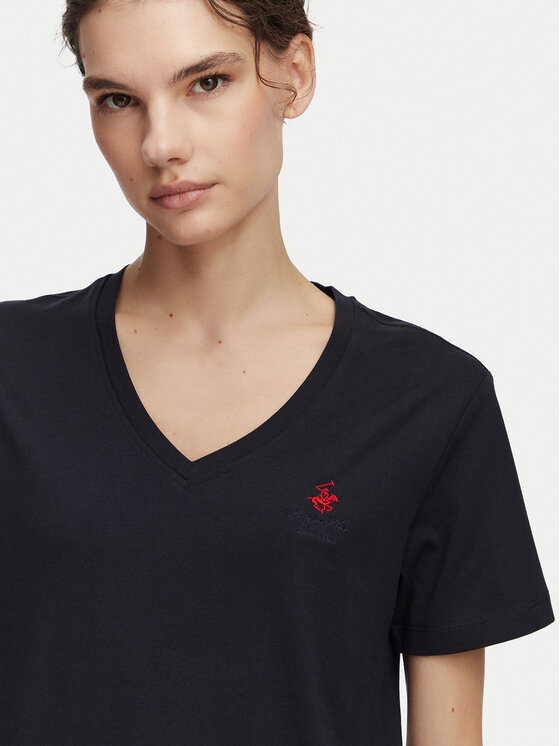 Beverly Hills Polo Club Beverly Hills Polo Club Camiseta P-SS26W-TS516518 Azul marino Regular Fit