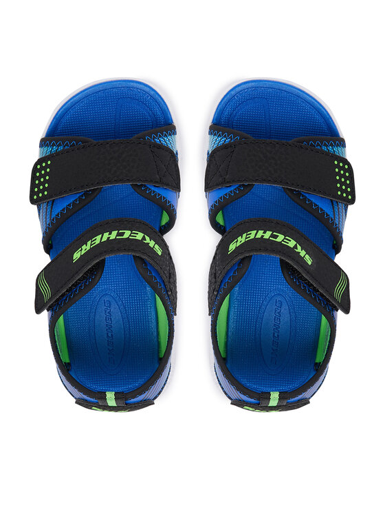 Skechers Босоніжки Skechers Microspec-Splash 407034N/BKLM Голубий